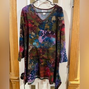 Serengeti Multicolor Floral Tunic